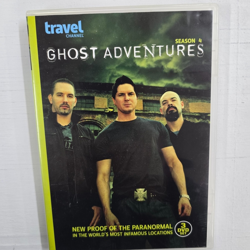 Ghost Adventures TV Show : Season 4 (DVD) 3-Disc Set Out Of Print